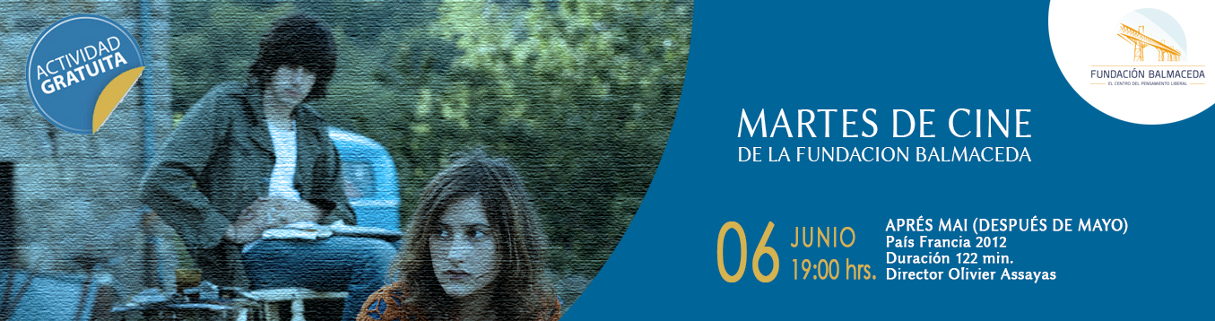 Martes de cine: APRÈS MAI | 06 de junio | 19:00 hrs