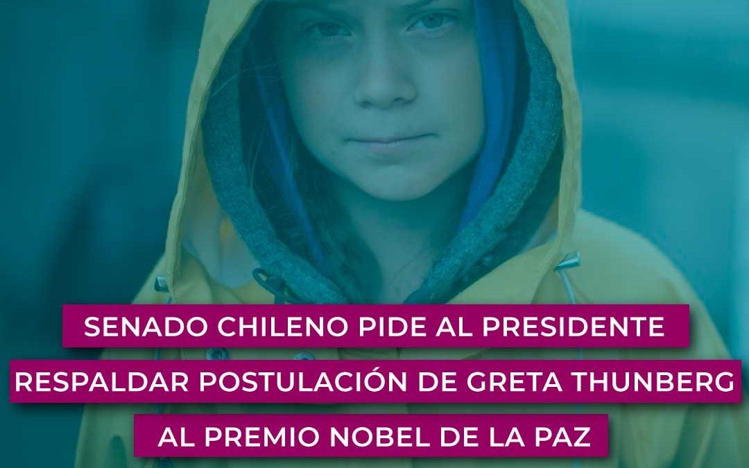 Senado chileno pide al presidente respaldar postulación de Greta Thunberg al Premio Nobel de la Paz